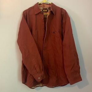 Wolverine flannel lined shirt size L